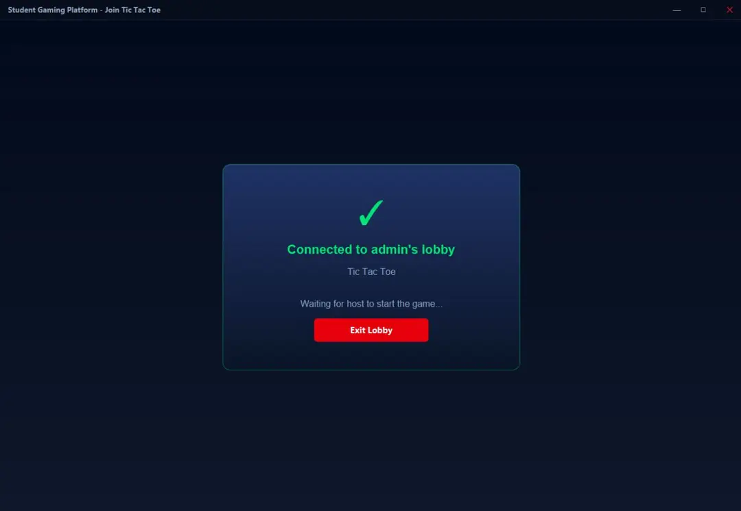 Two players connected and ready to start