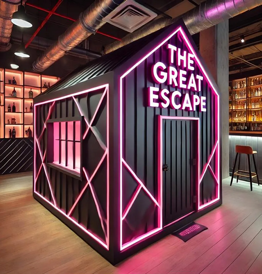 Concept render of the booth exterior